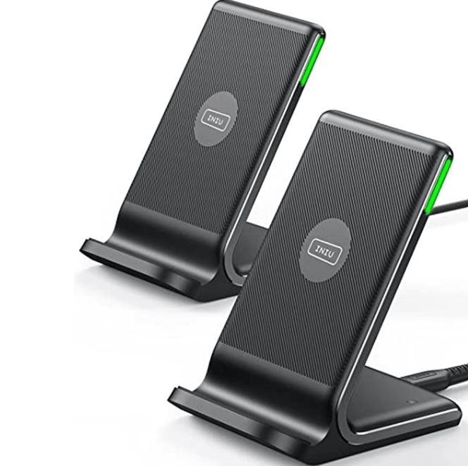 Cargador inalámbrico Qi-certificado de INIU I211 15W con la luz adaptable Sleep-Friendly