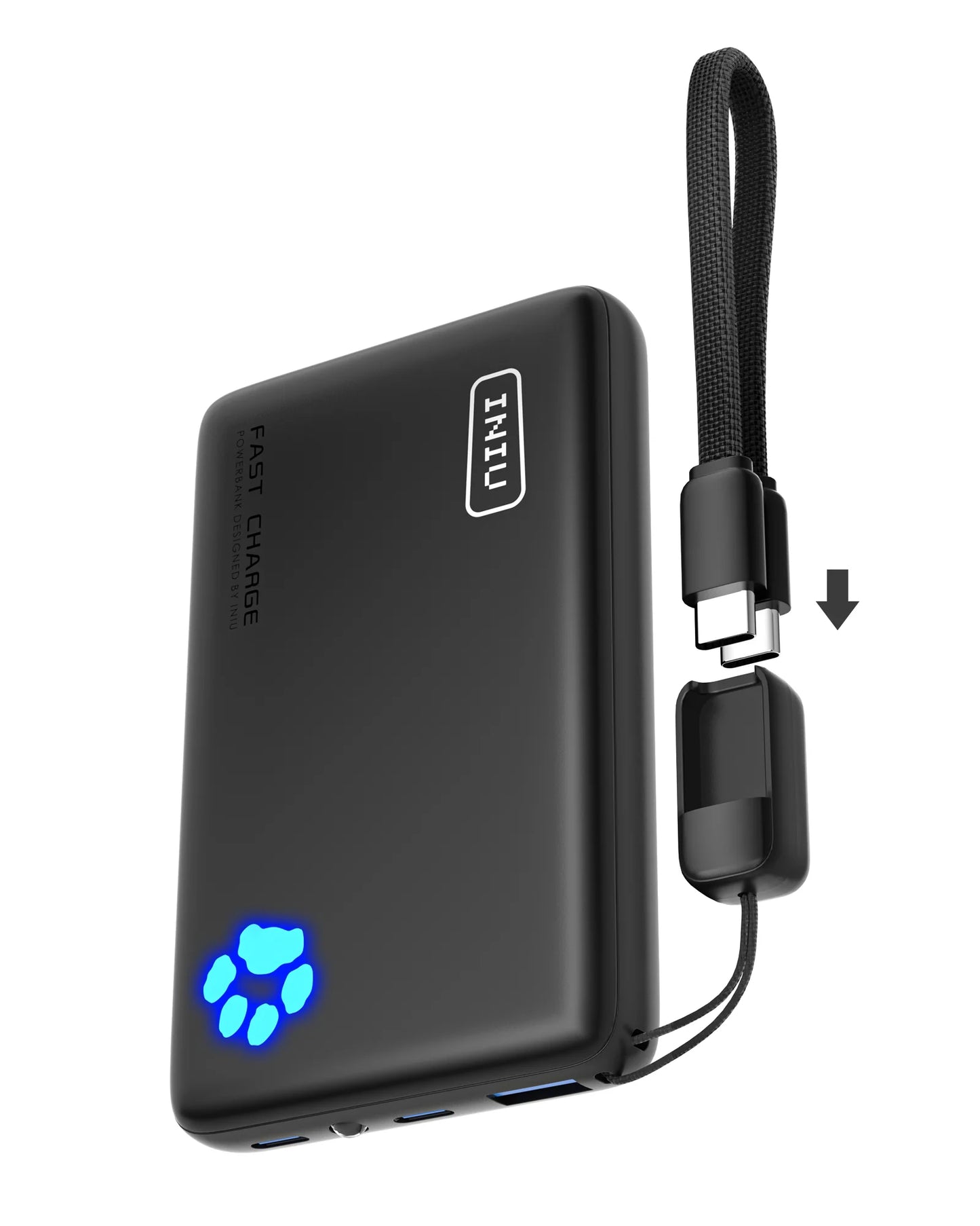 INIU Powerbank Pawsible P41, szybkie ładowanie, 45 W, 10000 mAh
