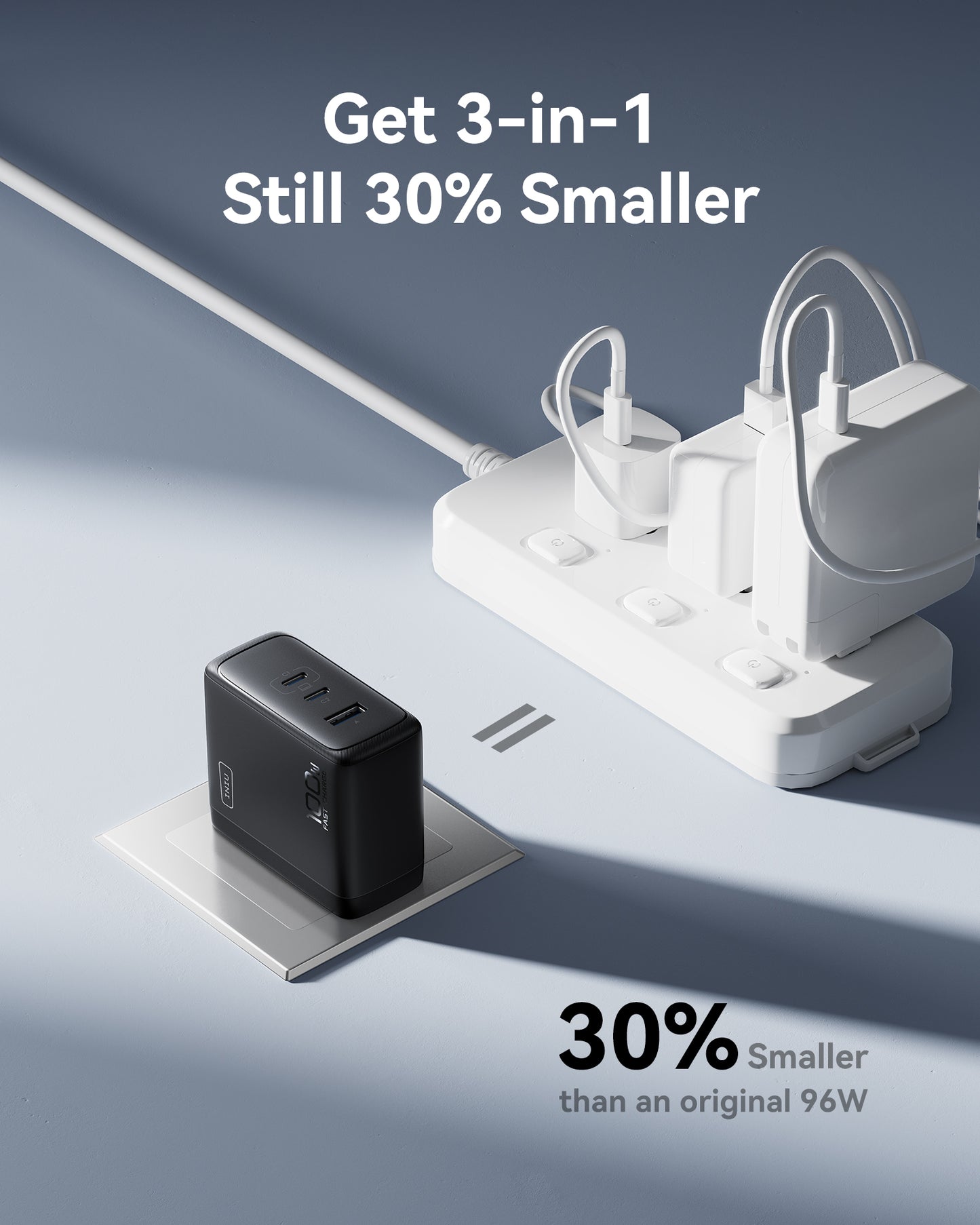 Caricabatterie INIU A11-E1 GaN da 100 W