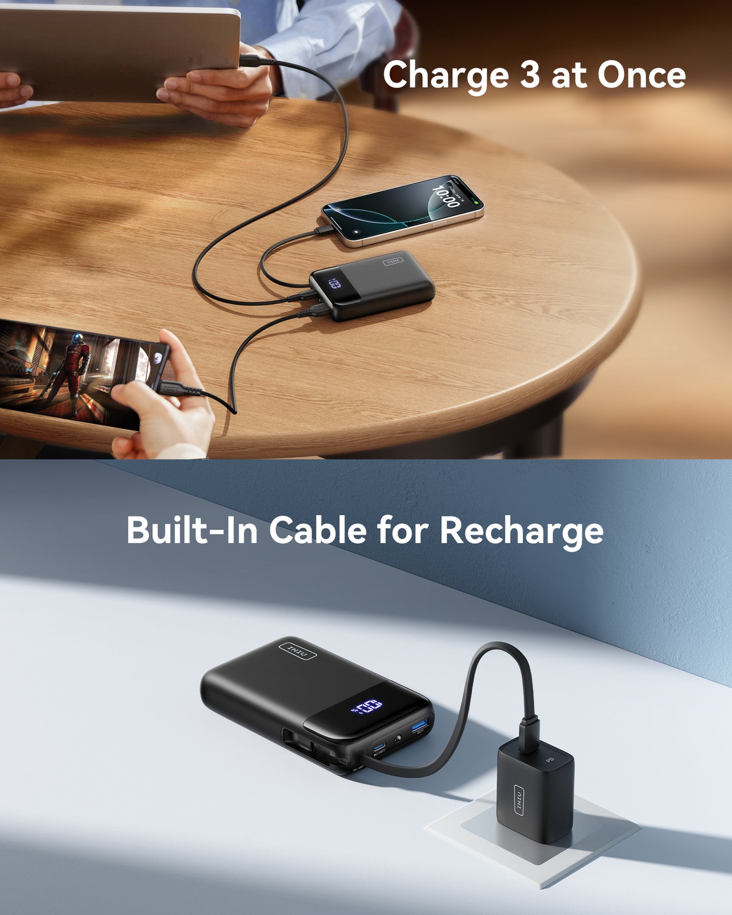 INIU Carry P51L-E1 Power Bank 22,5W 20000mAh