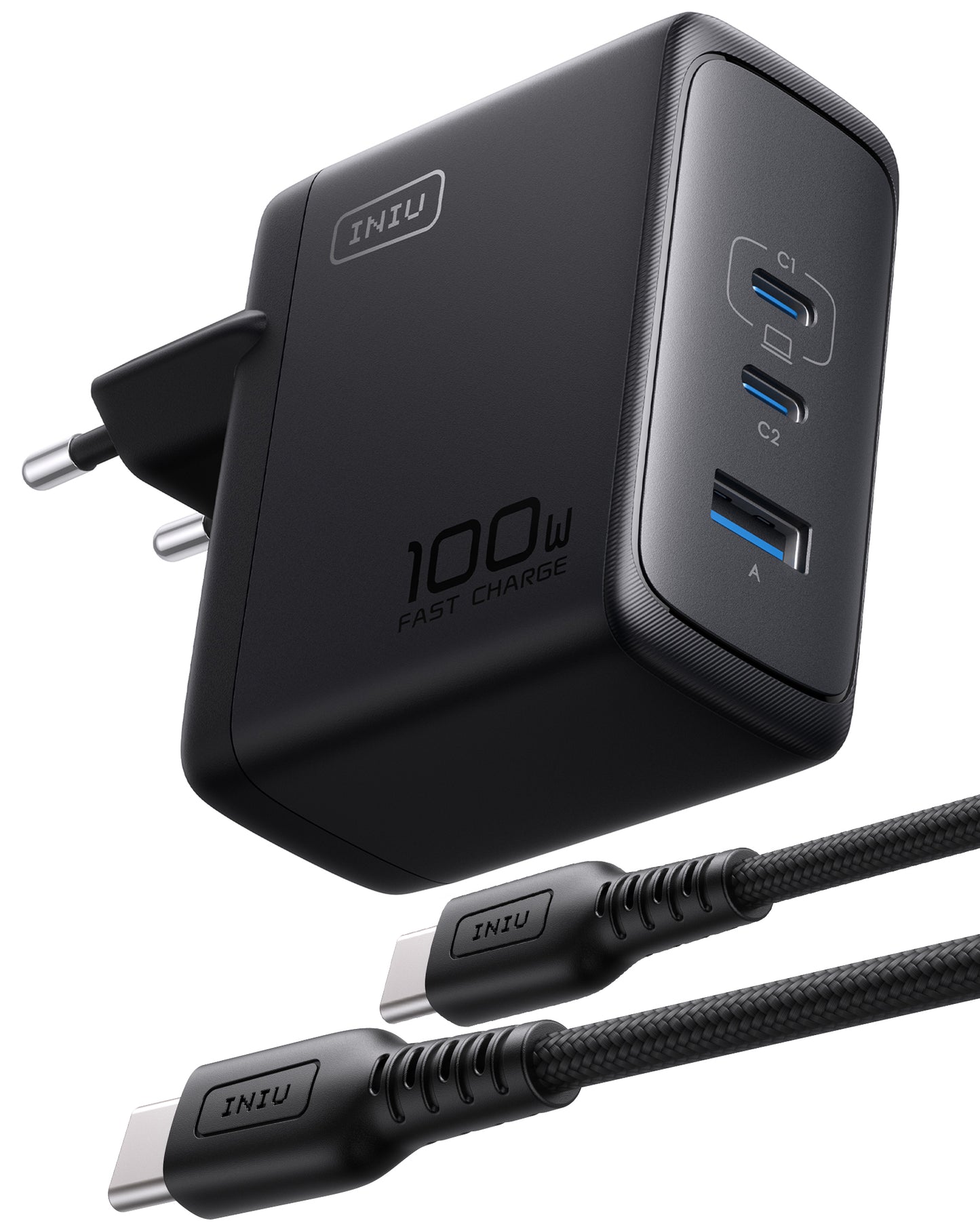 Caricabatterie INIU A11-E1 GaN da 100 W