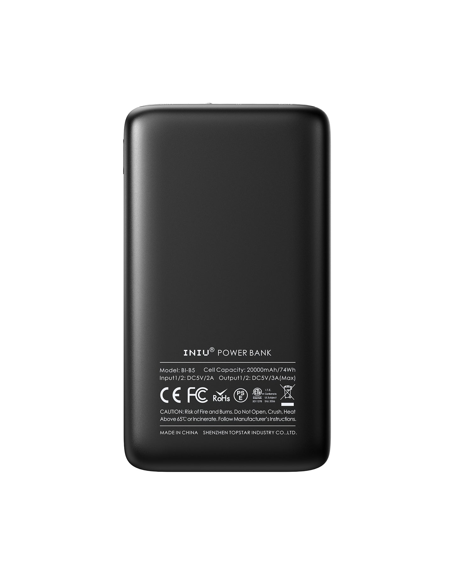 Banco de energía INIU B5 de 22,5 W y 20 000 mAh