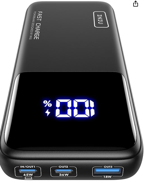 INIU B62 20000mAh 65W Power Bank