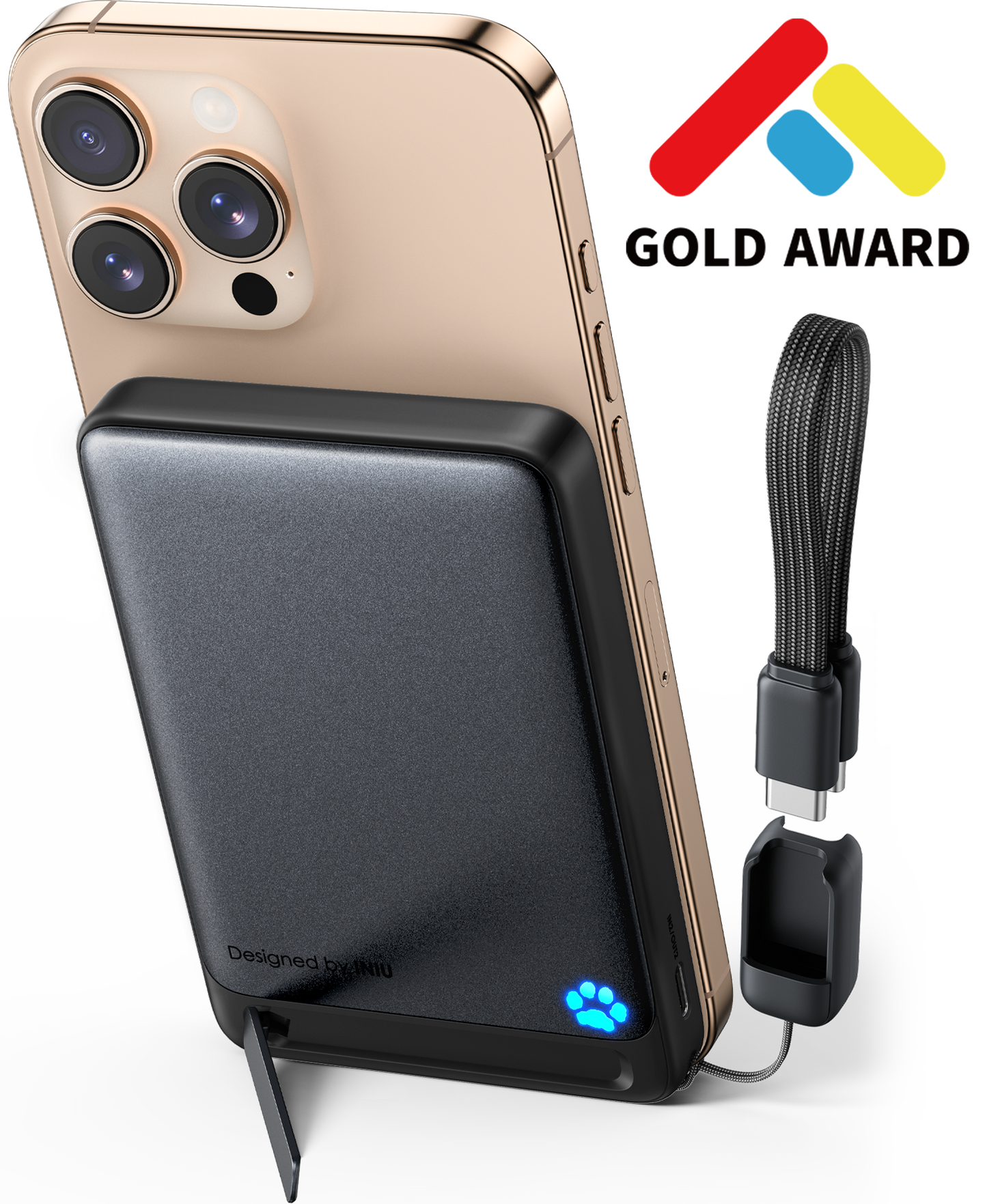 INIU SnapGo P73-E1 Trådlös Laddare Qi2 15W 10 000mAh