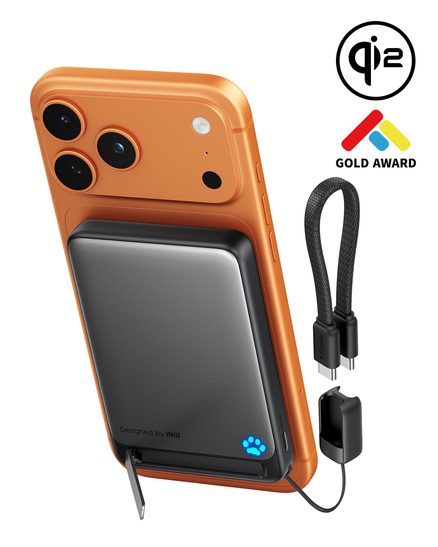 INIU SnapGo P73-E1 Power Bank wireless Qi2 15W 10000mAh