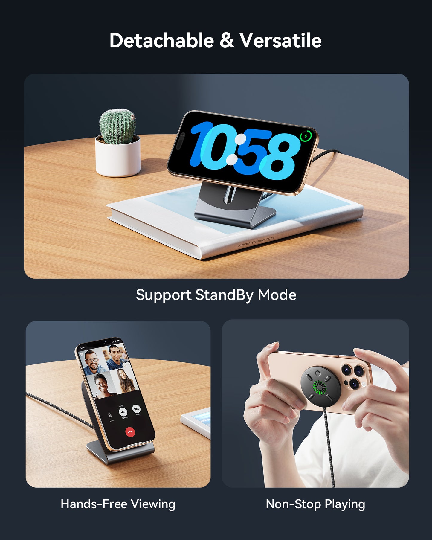 INIU W21-E1 Qi2 15W Magnetic Wireless Charger
