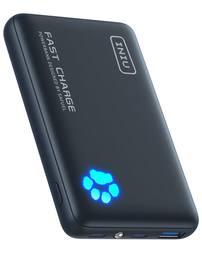 INIU Pawsible P41 Power Bank, ricarica rapida, 22,5 W, 10000 mAh