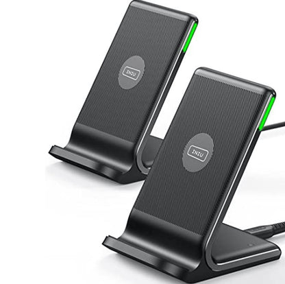 Cargador inalámbrico Qi-certificado de INIU I211 15W con la luz adaptable Sleep-Friendly