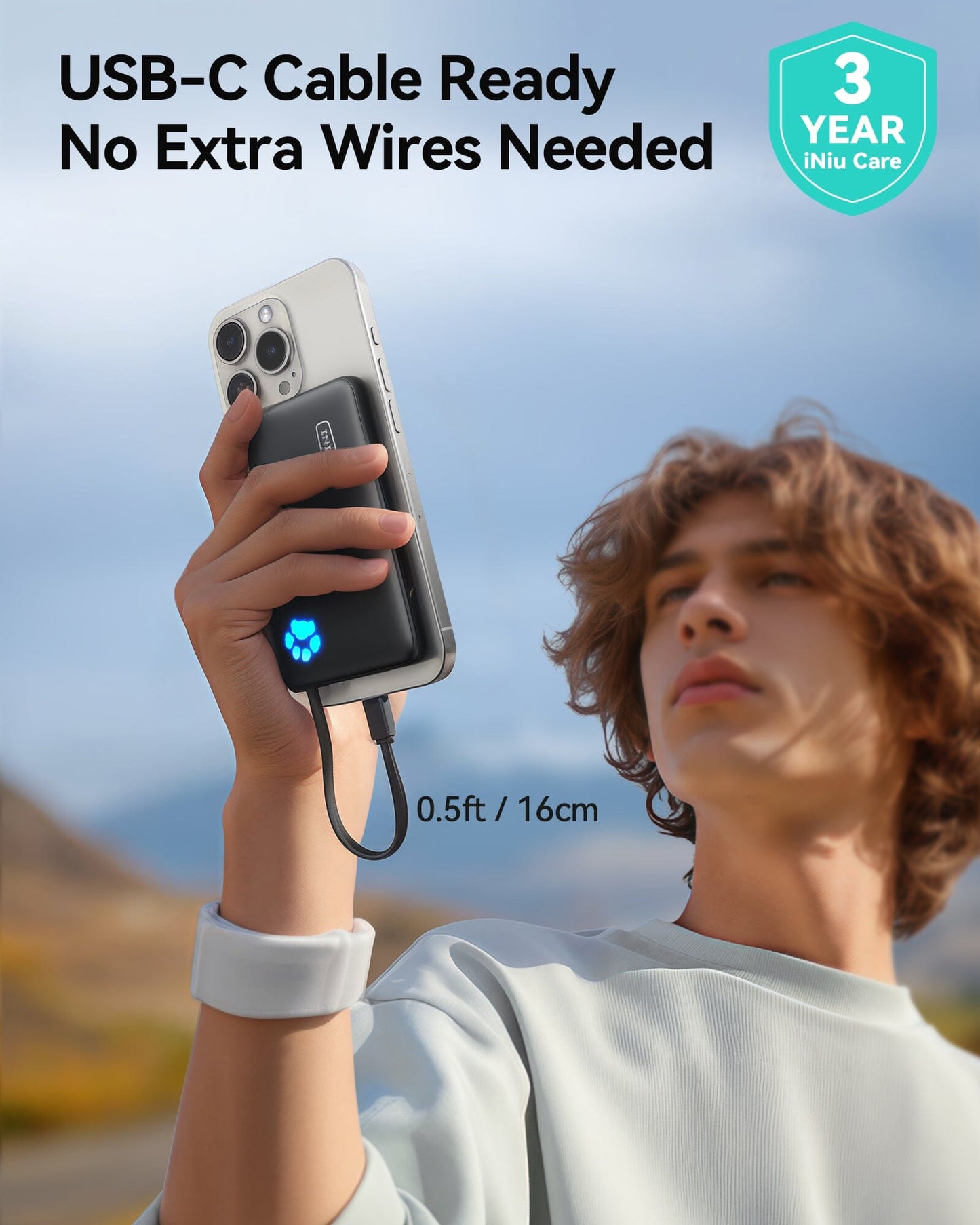 INIU P41L-E1 Power Bank Black