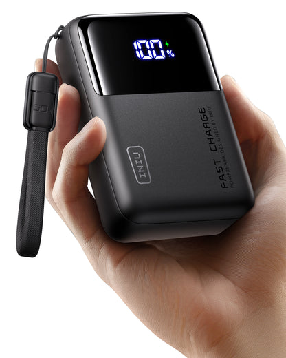 Banco de energía INIU Cougar P63-E1, el más pequeño, 100 W, 25 000 mAh