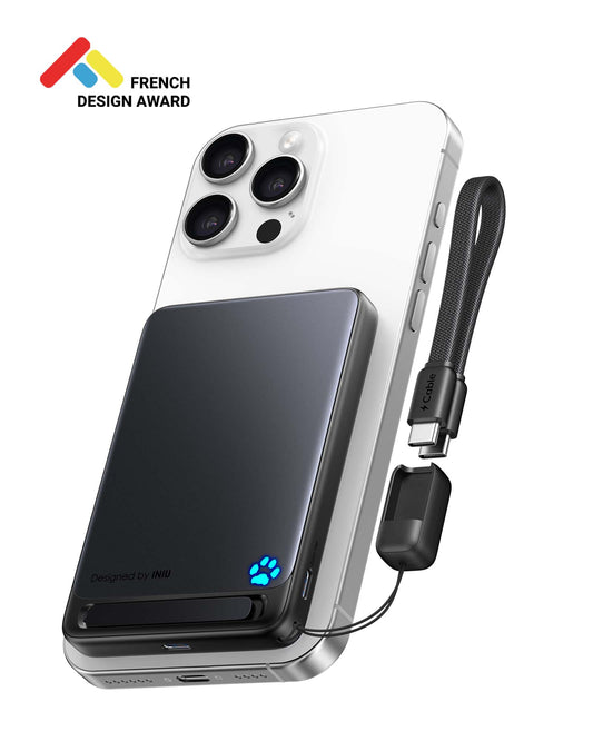 INIU SnapGo P73-E1 Trådløs Oplader Qi2 15W 10.000mAh