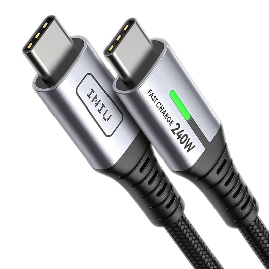 INIU D7CC USB C auf C Kabel 240W (6,6 ft, 2-Pack)