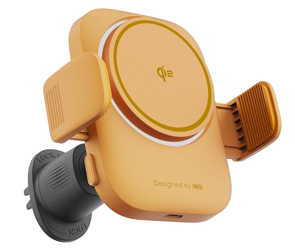 Cargador inalámbrico magnético para coche INIU SnapGo V11-E1 Qi2 de 15 W
