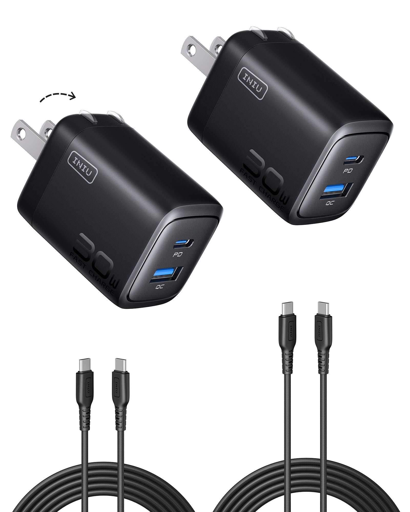 [New] Cargador de doble puerto INIU A12-E1 de 30 W