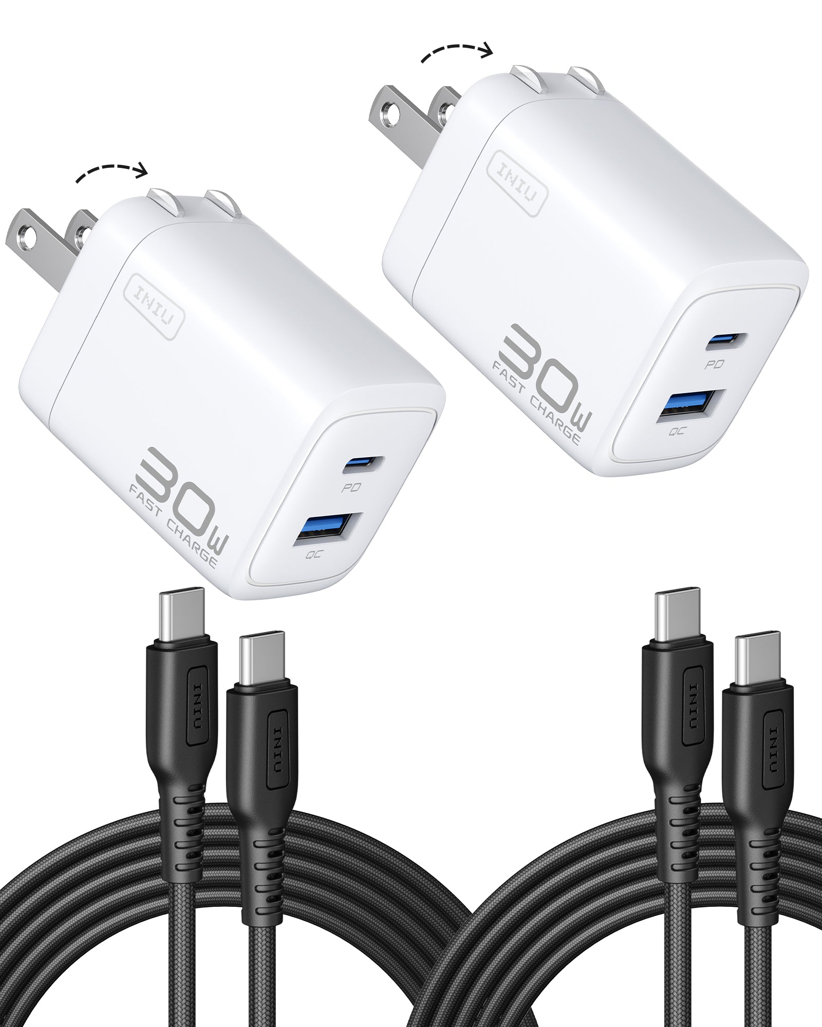 [New] Cargador de doble puerto INIU A12-E1 de 30 W