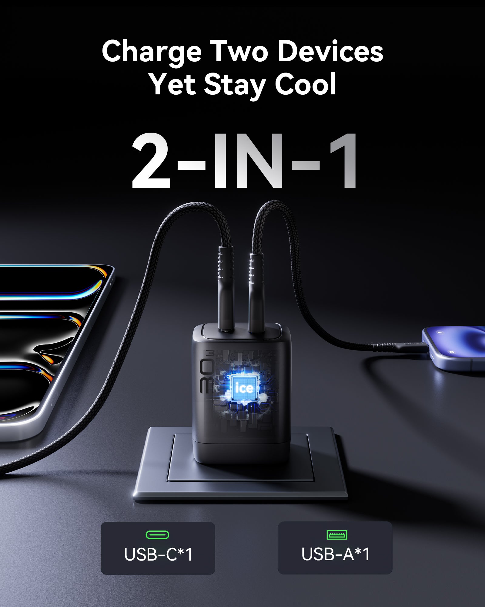 [New] Cargador de doble puerto INIU A12-E1 de 30 W