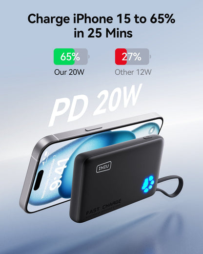 INIU P41L-E1 Power Bank Black