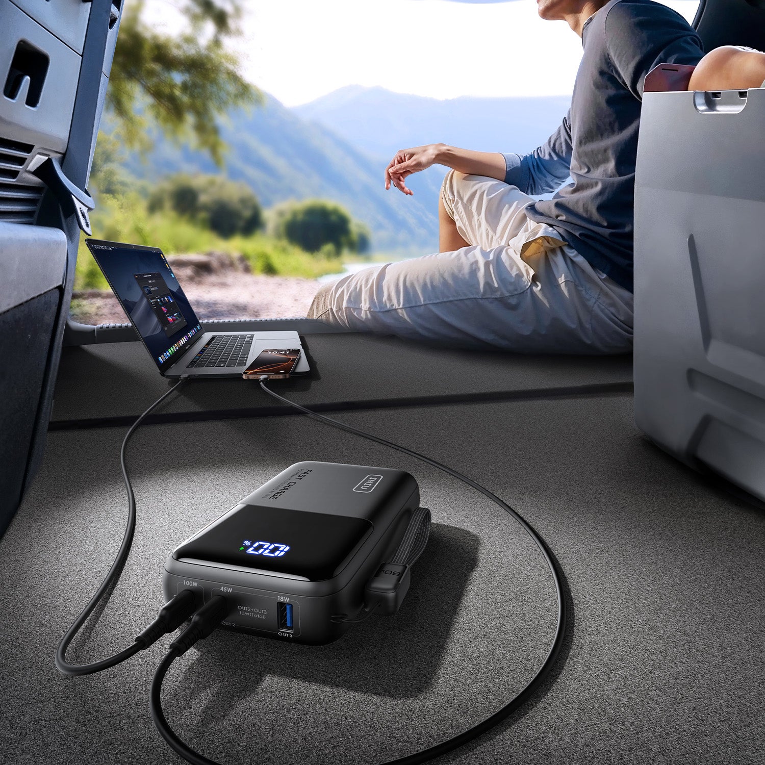 INIU Cougar P63-E1 Powerbank Kleinste 100W 25000mAh