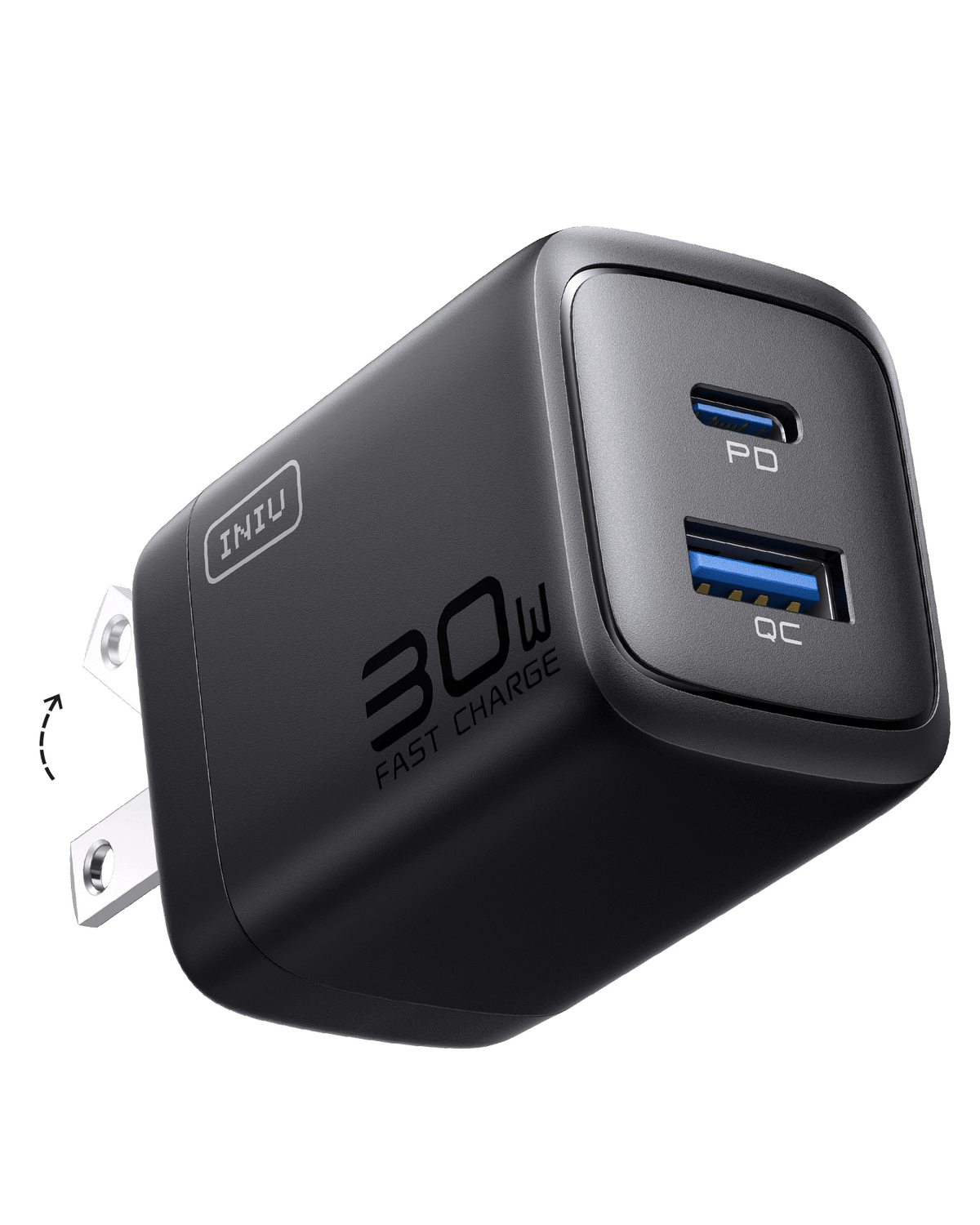 INIU 30W dual port fast charger for phones, Black Friday deal on fast chargers and tech gifts.