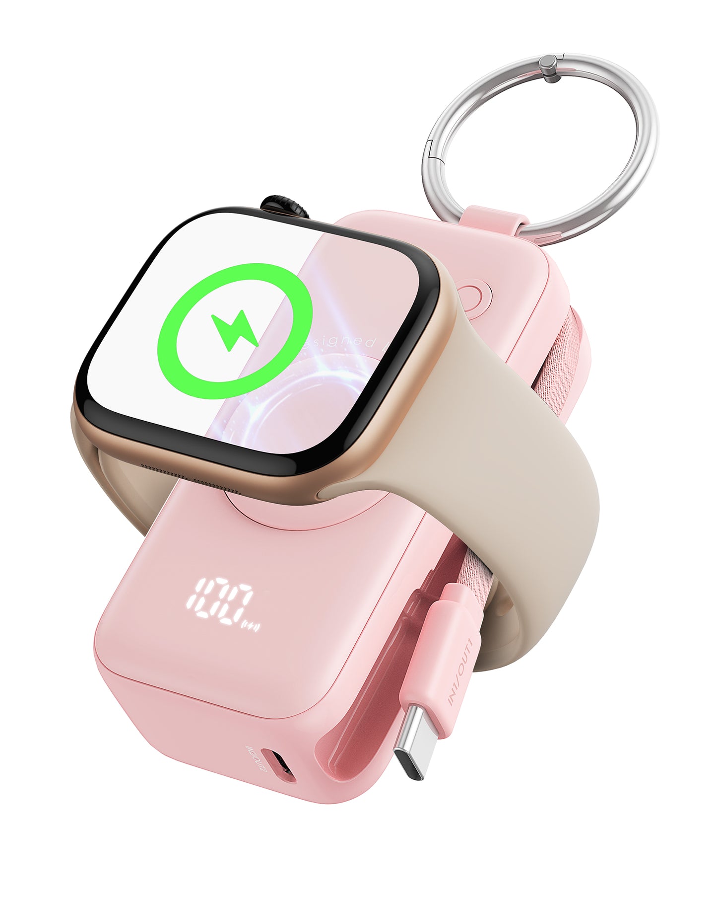 INIU SnapGo P81-E1 Power Bank Pink