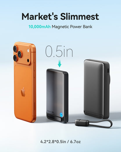 INIU Ładowarka bezprzewodowa SnapGo P73-E1 Qi2 15 W 10000 mAh