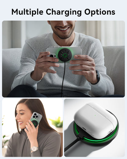 INIU W11-E1 Qi2 15W magnetisches LED-Wireless-Ladegerät