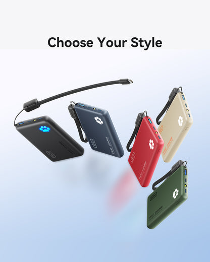 INIU Powerbank Pawsible P41, szybkie ładowanie, 45 W, 10000 mAh