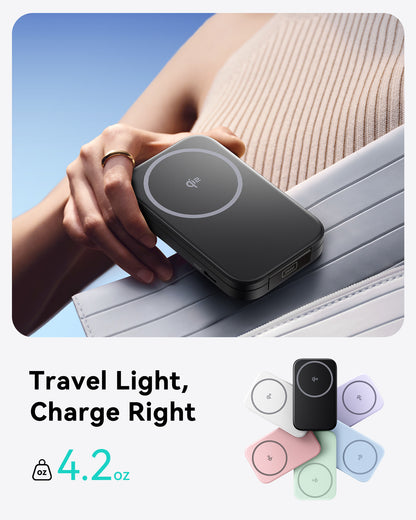 INIU SnapGo W31-E1 Qi2 15W 3-i-1 Magnetisk Hopfällbar Trådlös Laddare