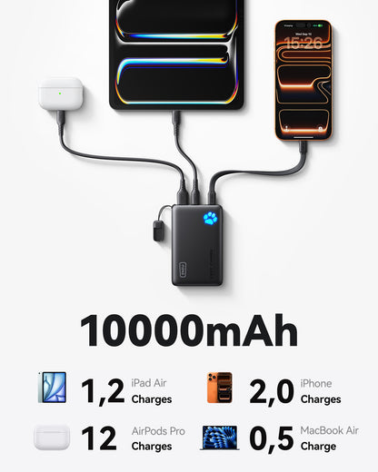INIU Pawsible P41 Power Bank, Fast Charge, 45W, 10000mAh