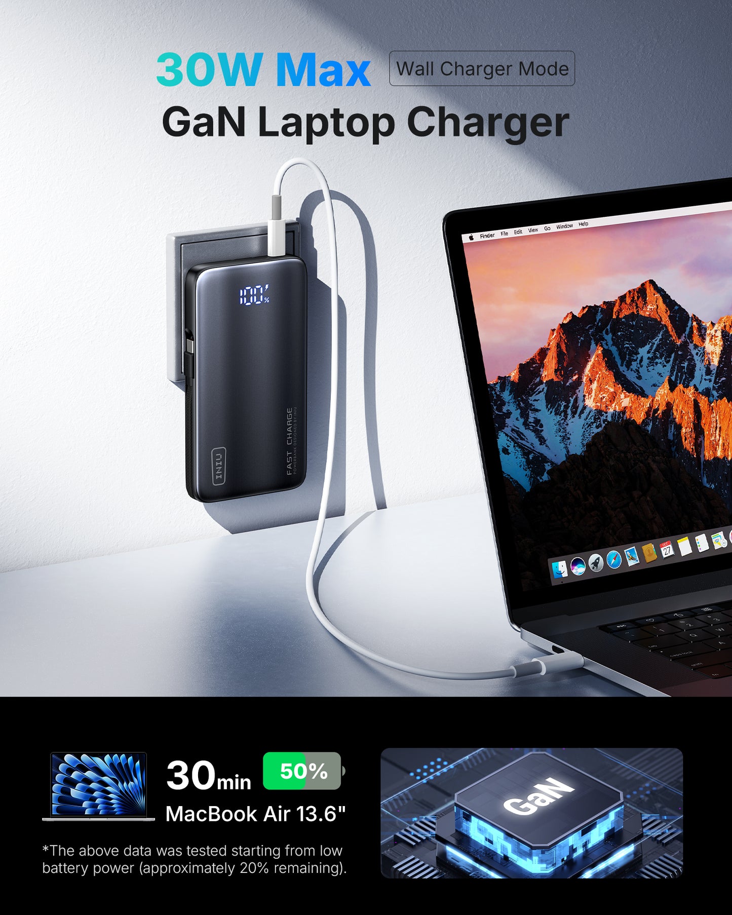 INIU Batterie externe Multi P24 45W 10000mAh