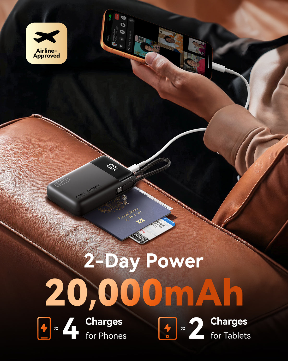INIU Tragbare Powerbank 20000mAh 45W