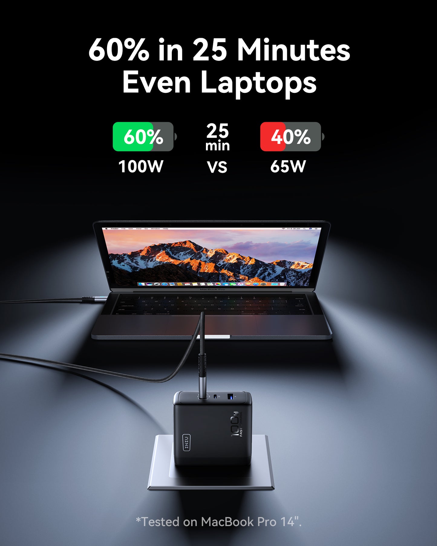 Caricabatterie INIU A11-E1 GaN da 100 W
