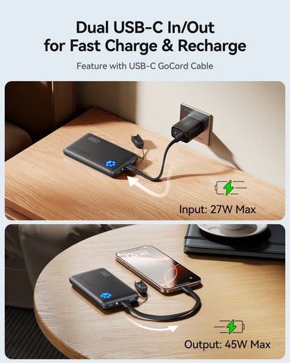INIU Pawsible P41 Power Bank, Fast Charge, 45W, 10000mAh