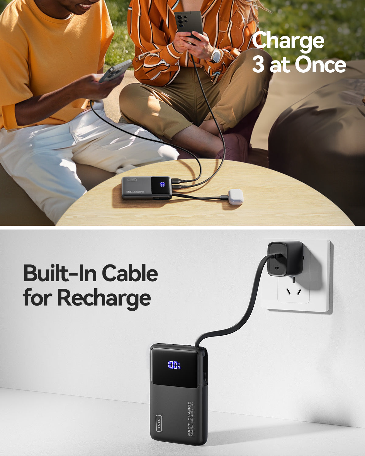 INIU Carry P61L-E1 Powerbank 20W 10000mAh