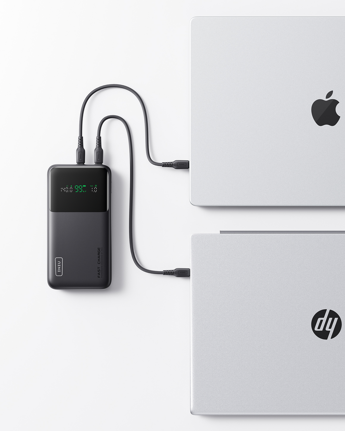 INIU Power bank per laptop Cougar da 25000 mAh, 140 W, ricarica rapida.