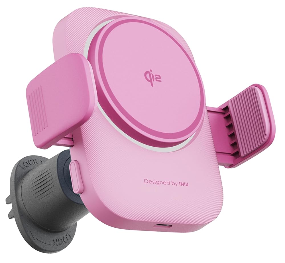 Cargador inalámbrico magnético para coche INIU SnapGo V11-E1 Qi2 de 15 W