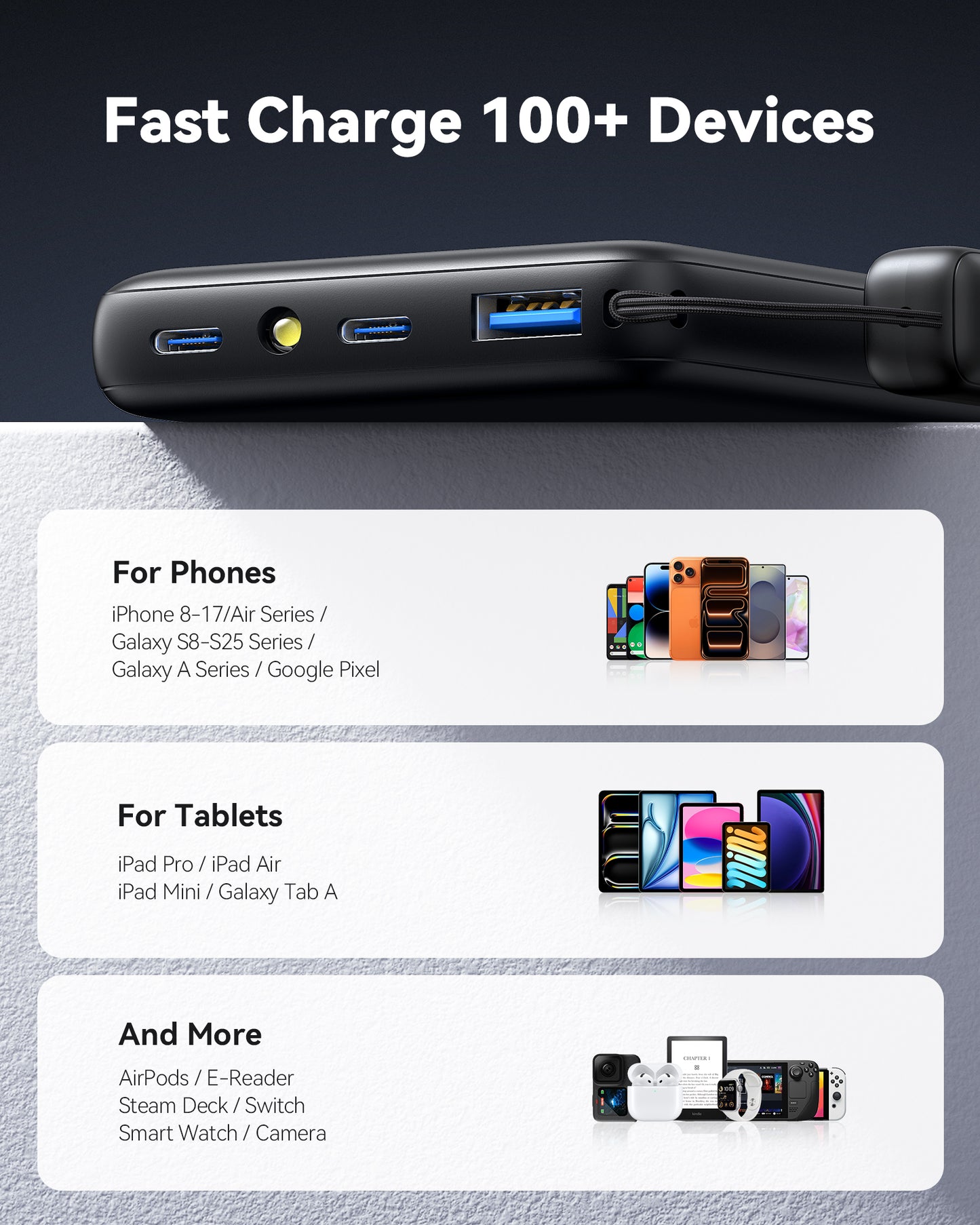 INIU Pawsible P41 Power Bank, Fast Charge, 45W, 10000mAh