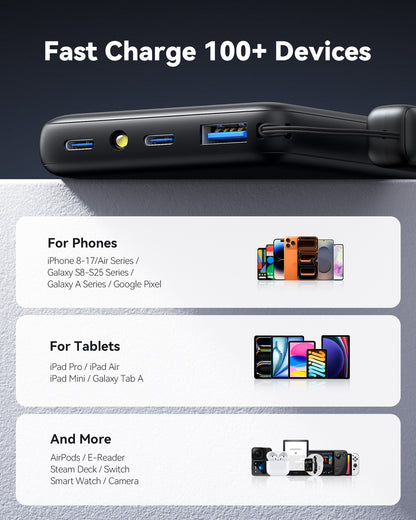 INIU Pawsible P41 Power Bank, Fast Charge, 45W, 10000mAh