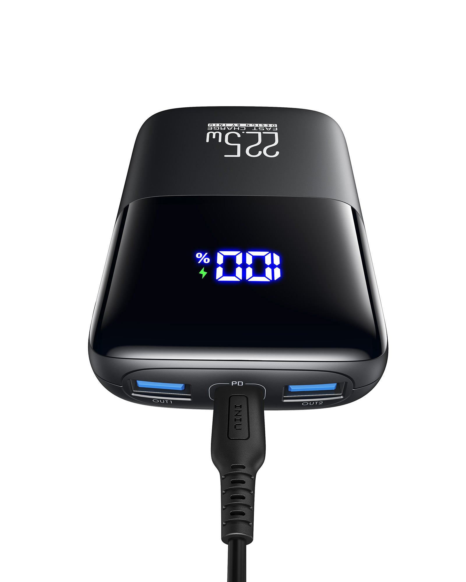 Banque d’alimentation INIU B61 10000mAh, conception à 3 ports