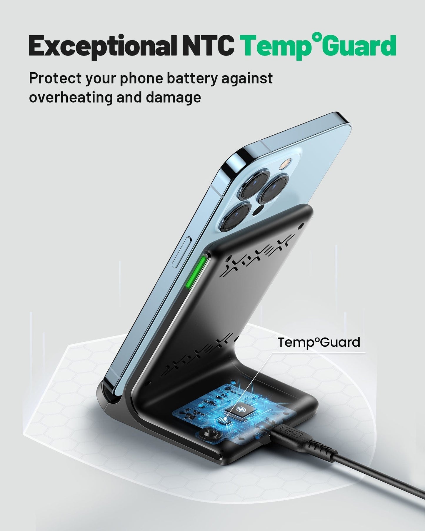 INIU I211-2P 15W Qi-Certified Wireless Charger