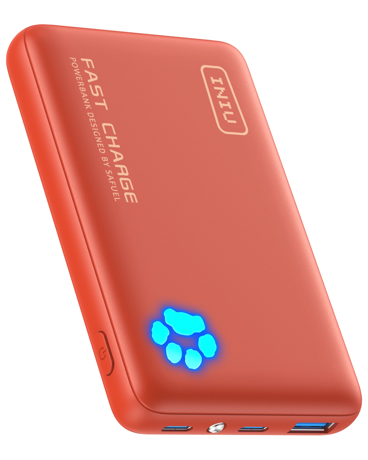 INIU Pawsible P41 Power Bank, ricarica rapida, 22,5 W, 10000 mAh