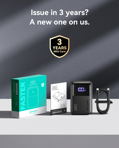 INIU Cougar P62-E1 Power Bank più piccolo 65W 20000mAh