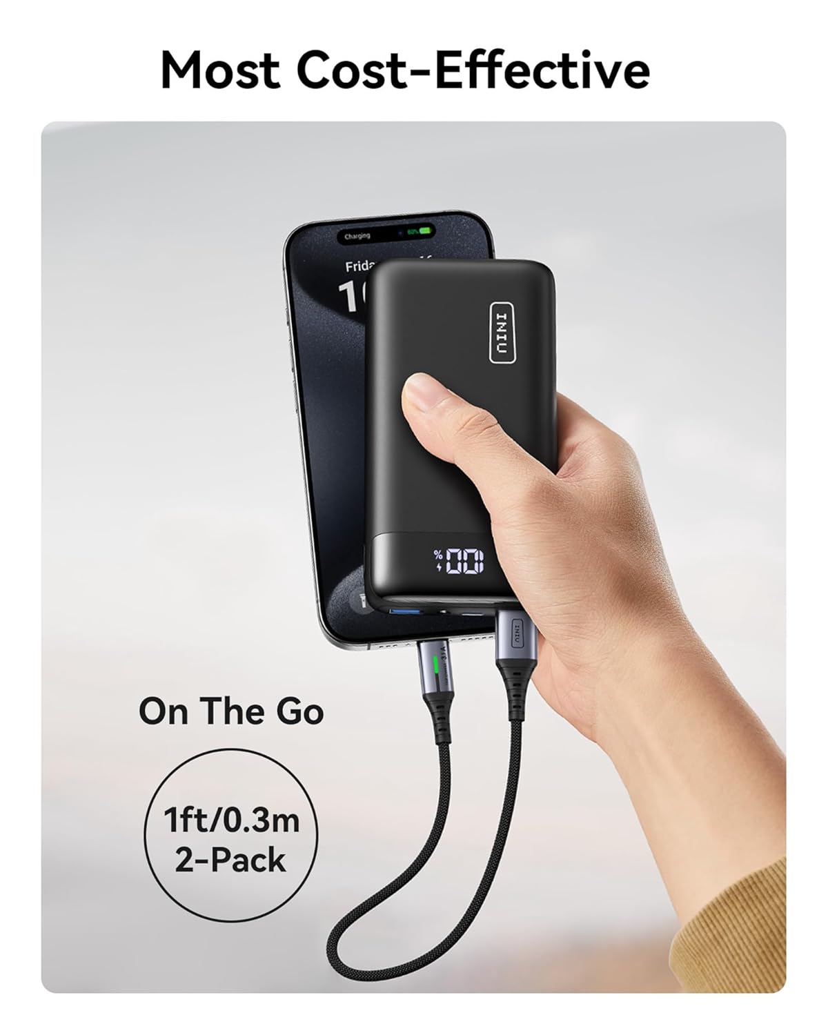 INIU Cavo USB C a C D7CC da 240 W (2 metri, confezione da 2)