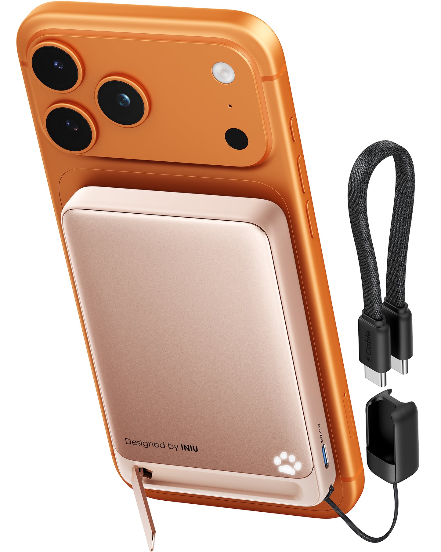 INIU SnapGo P73-E1 draadloze oplader Qi2 15W 10000mAh