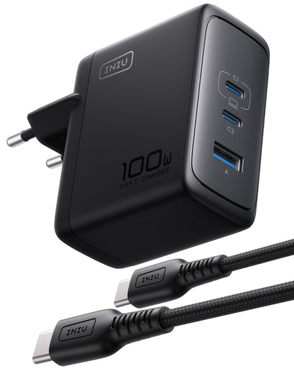 Caricabatterie INIU A11-E1 GaN da 100 W