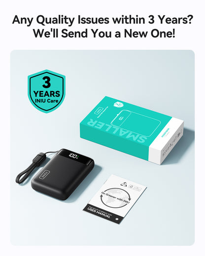 INIU Carry P51-E2 Power Bank 22,5 W più piccolo 20000 mAh