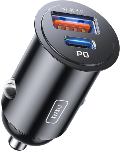 INIU I710 2-portars snabb billaddare 60W