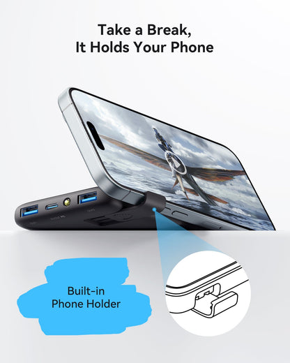 INIU B6 Power Bank 10.000 mAh 22,5 W Supporto integrato