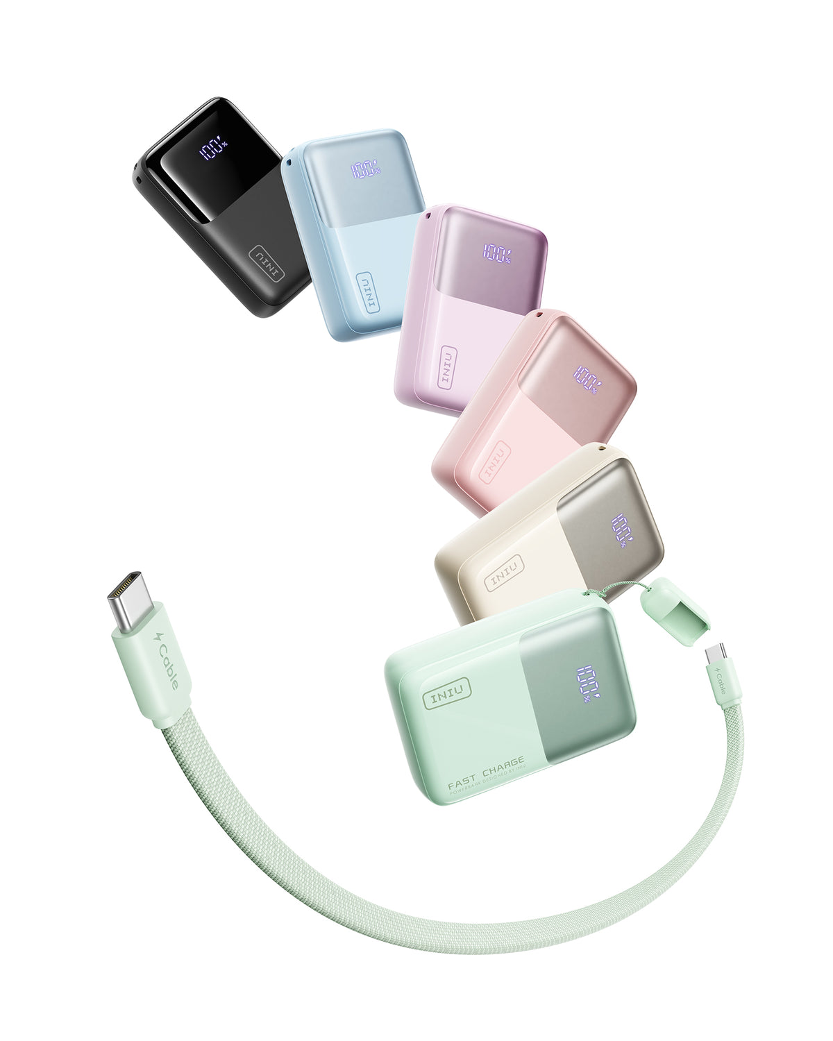 INIU Pocket Rocket Mini Powerbank 10000mAh 45W