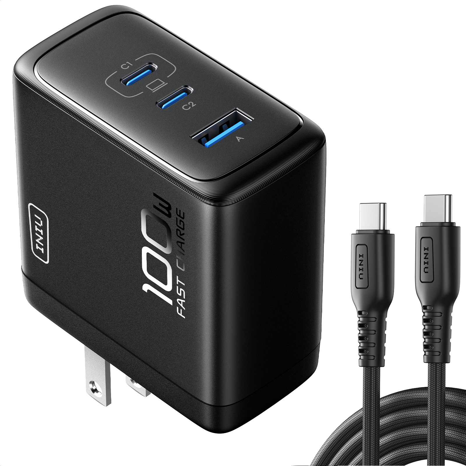 Cargador INIU A11-E1 de 100 W GaN